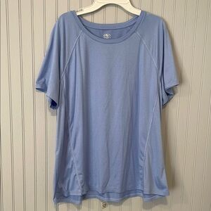 Athletic Works Light Blue Short Sleeve T-Shirt XXL